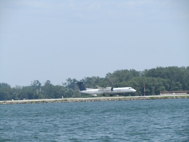 Auf den Toronto Islands liegt unter anderem ein kleiner Flughafen